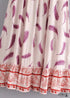 Boho Skirts in Feather in Pink For Women